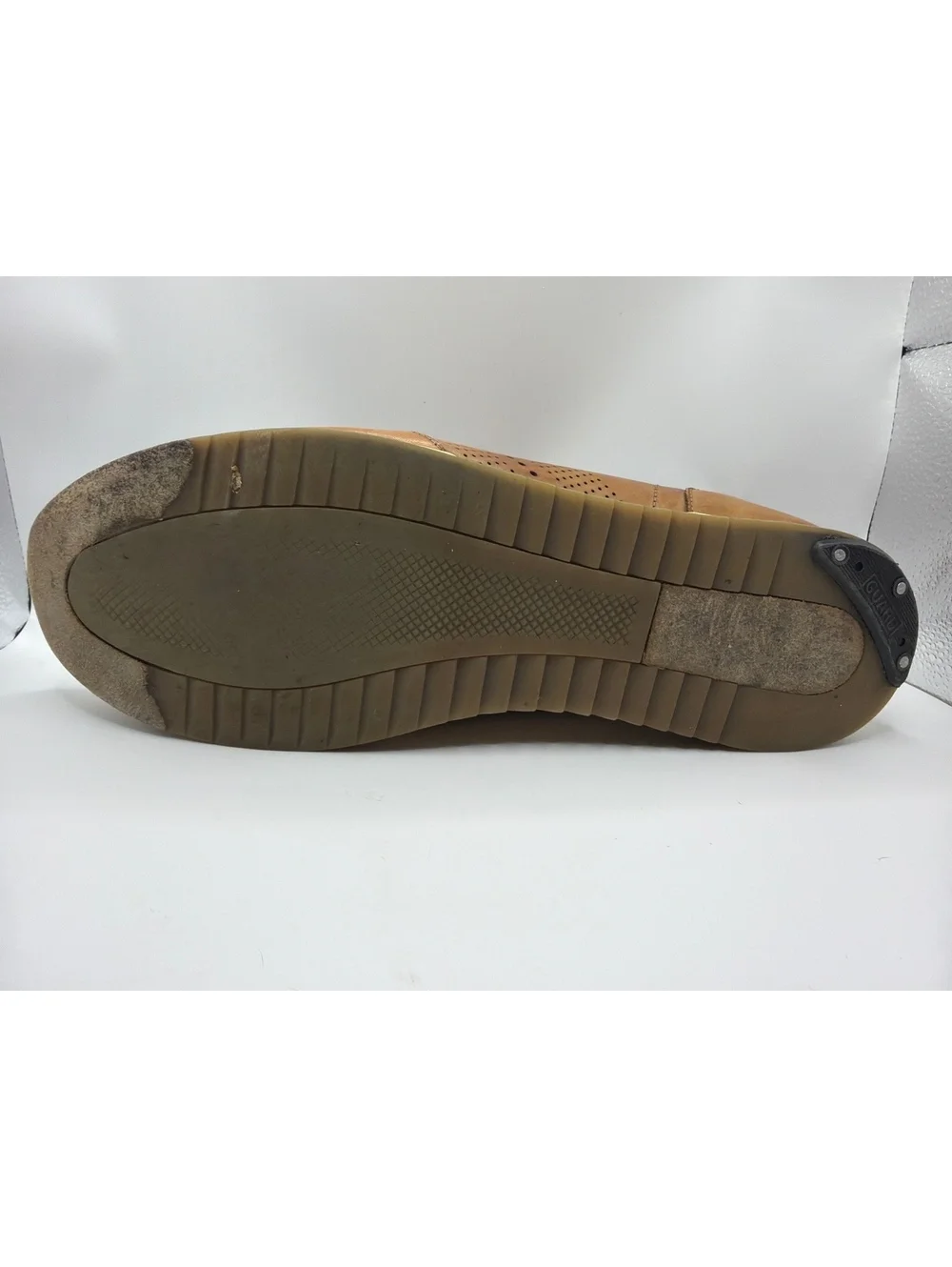 Magnanni Men's Brown Leather Casual Sneakers Size 9.5
